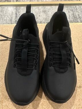 Women’s Black Slip-On Athletic Sneakers